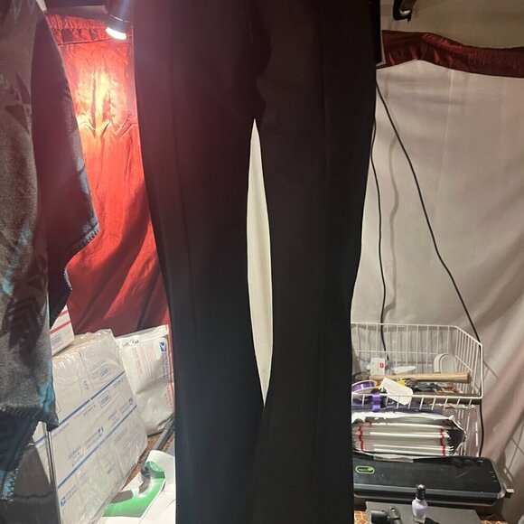 nwt black clara sun woo pants split hem size 1x - Picture 15 of 15